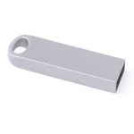 Pen USB de metal com ar minimalista ideal para porta-chaves