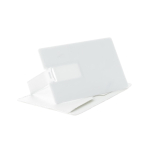 Cartão USB com ar ultraplano e mecanismo dobrável cor branco quarta vista