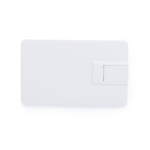 Cartão USB duplo com USB e Tipo-C e design ultraplano dobrável cor branco terceira vista