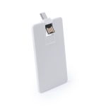 Cartão USB duplo com USB e Tipo-C e design ultraplano dobrável cor branco quarta vista