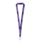 Lanyard de RPET fabricado na UE com mosquetão de gatilho varias cores