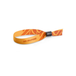 Pulseira lanyard de poliéster fabricada na UE com fecho de segurança varias cores