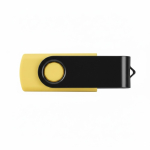 USB, acabamento borracha e clipe metálico colorido personalização total cor preto