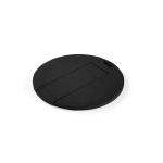 Pen USB redonda de fibra de trigo e plástico personalização total cor preto