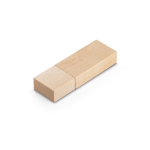 Pen USB de madeira de bambu ou ácer giratória personalização total cor madeira