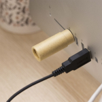 Pen USB sustentável cilíndrica cartão reciclado personalização total cor natural