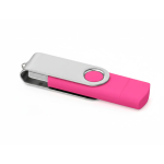Pen USB com dupla ligação USB e Micro-USB personalização total cor cor-de-rosa