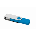Pen USB com dupla ligação USB e Micro-USB personalização total cor azul-claro