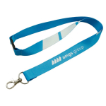 Lanyard a cores com fecho de segurança, por medida, feito na UE cor branco