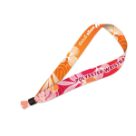Pulseira de tecido poliéster para sublimação custom made feita na UE cor branco