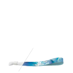 Pulseira de tecido poliéster para sublimação custom made feita na UE cor branco vista principal