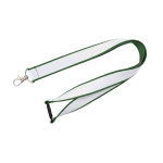 Lanyard dupla camada custom made com fecho de segurança fabricado na UE cor verde