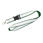 Lanyard de dupla camada a cores, custom made, fabricado na Europa cor verde