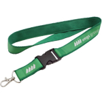 Lanyard de dupla camada a cores, custom made, fabricado na Europa cor verde