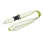 Lanyard de dupla camada a cores, custom made, fabricado na Europa cor verde-lima