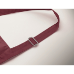 Avental comprido ajustável de polialgodão 240 g/m2 cor bordeaux vista fotografia terceira vista