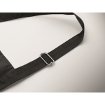 Avental comprido ajustável de polialgodão 240 g/m2 cor preto vista fotografia terceira vista