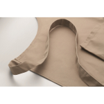 Avental comprido ajustável de polialgodão 240 g/m2 cor areia vista fotografia segunda vista