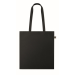 Saco, algodão Fairtrade, alças longas, várias cores 180 g/m2 cor preto