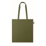 Saco, algodão Fairtrade, alças longas, várias cores 180 g/m2 cor verde-escuro