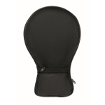 Raquetes de praia de madeira com jogos e saco de malha rPET cor madeira