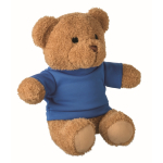 Ursinho de peluche com t-shirt para personalizar cor azul