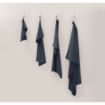 Toalha de microfibra de secagem rápida 100 x 150 cm cor azul vista conjunto