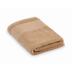 Toalha 100% de algodão felpo 380 g/m2 50 x 100 cm cor camel
