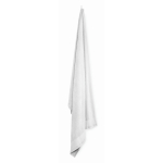 Toalha de banho 100% de algodão felpo 380 g/m2 100 x 150 cm cor branco quarta vista
