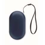 Aquecedor de mãos de alumínio com 3 níveis de calor 5000 mAh cor azul quarta vista