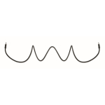 Cabo magnético trançado de rPET Tipo-C de 60 W, 1 m cor preto quarta vista