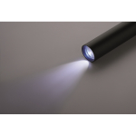 Lanterna recarregável de alumínio reciclado com 110 lúmenes cor preto vista fotografia quinta vista