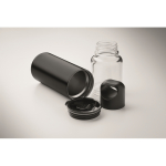 Garrafa 2 em 1 de aço inoxidável com copo, parede dupla 610 ml cor preto vista fotografia sexta vista