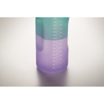 Garrafa de rPET antifugas com palhinha e tampa rebatível 2 L cor turquesa vista fotografia quarta vista