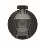 Garrafa de rPET antigotas com palhinha e tampa rebatível 700 ml cor transparente décima vista