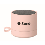 Colunas sem fios metálicas compactas com acabamento de borracha 3 W cor cor-de-rosa segunda vista principal