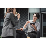 Saco térmico com indicador de temperatura de asas curtas 5 L cor preto segunda vista conjunto