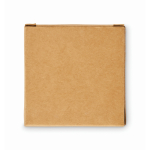 Conjunto de 4 marca-textos fluorescentes em caixa kraft personalizável cor bege sétima vista