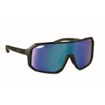 Óculos de sol desportivos com lentes espelhadas UV400 cor azul vista principal