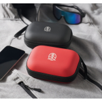 Kit de primeiros socorros em estojo duro de plástico cor vermelho vista conjunto principal