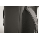 Mochila térmica de rPET 600D repelente à água 20 L cor cinzento-escuro vista fotografia