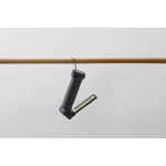 Luz de trabalho de alumínio recarregável giratória 270º 1200 mAh cor preto vista fotografia oitava vista