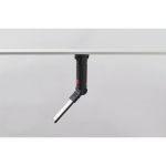 Luz de trabalho de alumínio recarregável giratória 270º 1200 mAh cor preto vista fotografia