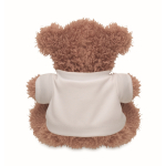 Peluche de poliéster, médico com t-shirt branca estampada cor branco quinta vista