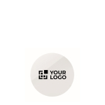 Íman redondo laminado de PVC para marcação a cores cor branco vista principal