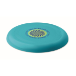 Frisbee de plástico oceânico de 21 cm para gravar cor turquesa vista principal terceira vista