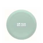 Frisbee de plástico oceânico de 21 cm para gravar cor azul-claro vista principal