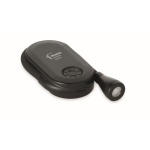 Luz de leitura LED recarregável de plástico com clipe e 3 modos cor preto vista principal