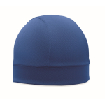 Gorro desportivo de poliéster transpirável e leve cor azul