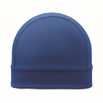 Gorro desportivo de poliéster transpirável e leve cor azul quinta vista